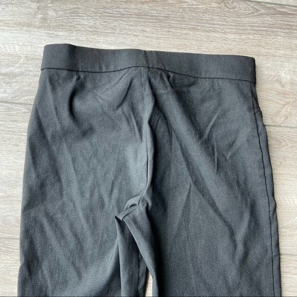 89th Madison Shiny Metallic Pearls Button Accents Pull On Pants - Picture 11 of 12